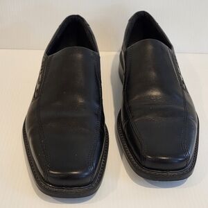 ECCO Helsinki Men's Slip On Comfort Dress Shoes Size EU 47 US 13 Black Leather